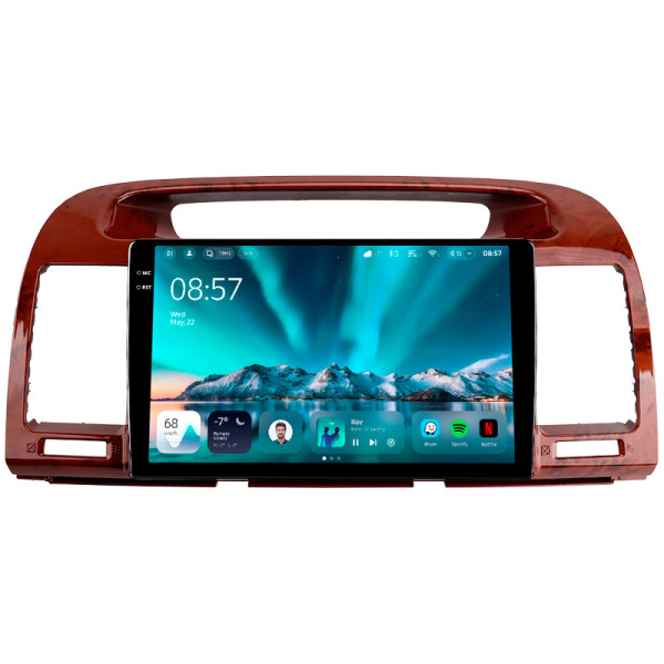 Штатна магнітола Teyes CC4 6+64 Gb Toyota Camry 5 XV 30 2001-2006-B 9" 2k