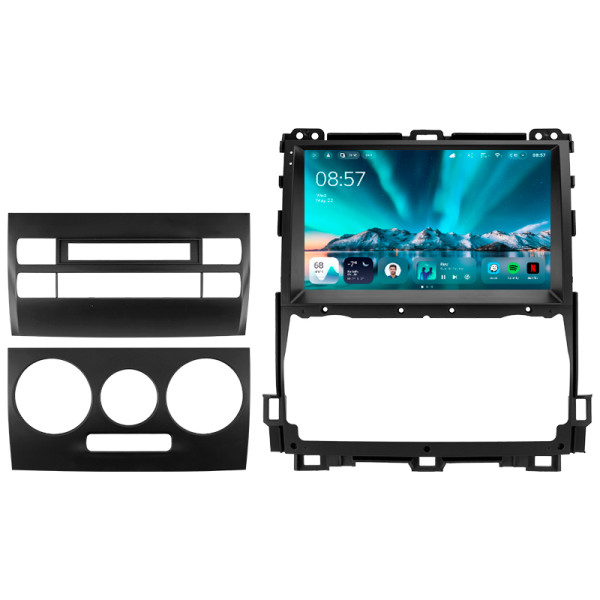 Штатна магнітола Teyes CC4 6+64 Gb Toyota Land Cruiser Prado 120 3 III For Lexus GX470 GX 470 J120 2002-2009 (F3) 9" 2k