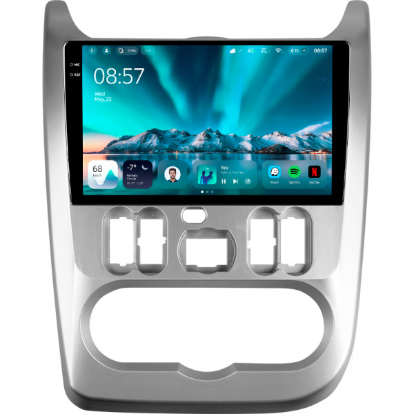 Штатна магнітола Teyes CC4 6+64 Gb Renault Logan 1 2010-2016 (CAN BUS) 9" 2k (L2)