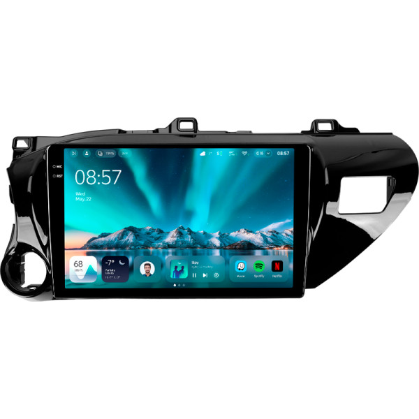 Штатна магнітола Teyes CC4 6+64 Gb Toyota Hilux Pick Up AN120 2015-2020 10" 2k