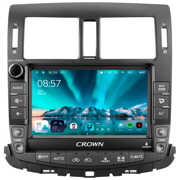 Штатна магнітола Teyes CC4 6+64 Gb Toyota Crown 13 S200 2008-2012 (A) 9" 2k (L2)