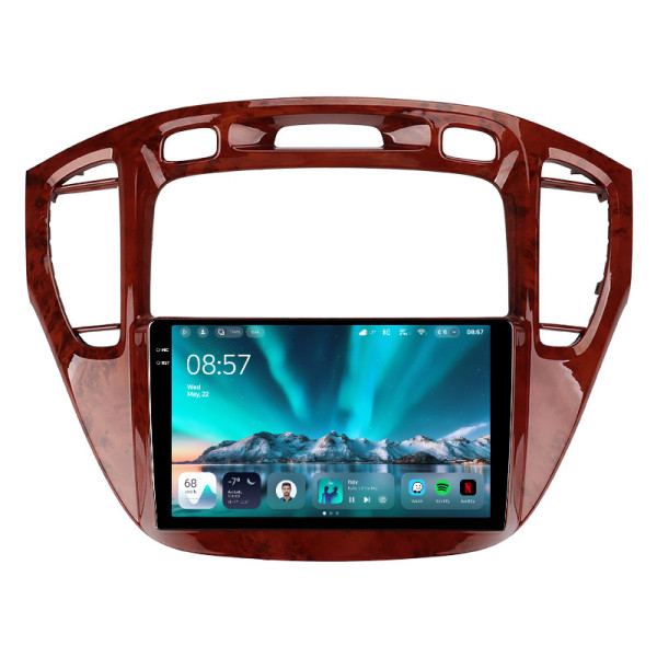 Штатна магнітола Teyes CC4 6+64 Gb Toyota Highlander 1 XU20 2001-2007 9" 2k (L1)