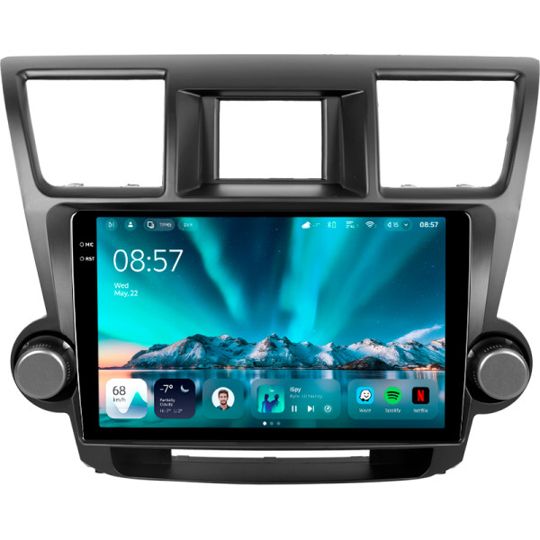 Штатна магнітола Teyes CC4 6+64 Gb Toyota Highlander 2 XU40 2007-2013 (F1) 10" 2k