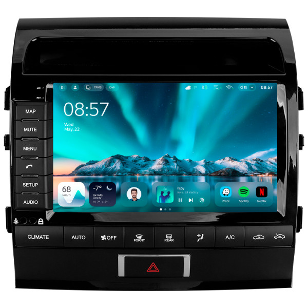 Штатна магнітола Teyes CC4 6+64 Gb Toyota Land Cruiser 11 200 (F2) 2007-2015 (B) 9" 2k (L3)
