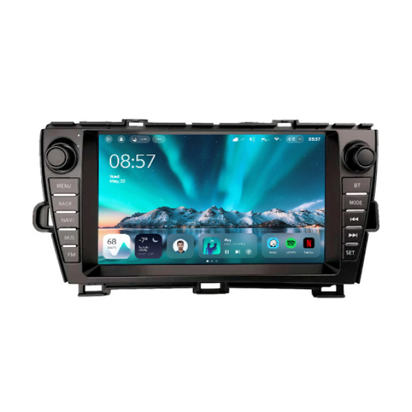 Штатна магнітола Teyes CC4 6+64 Gb Toyota PRIUS 2010-2015 LHD Black and Silver B-MOD 9" 2k (L1)