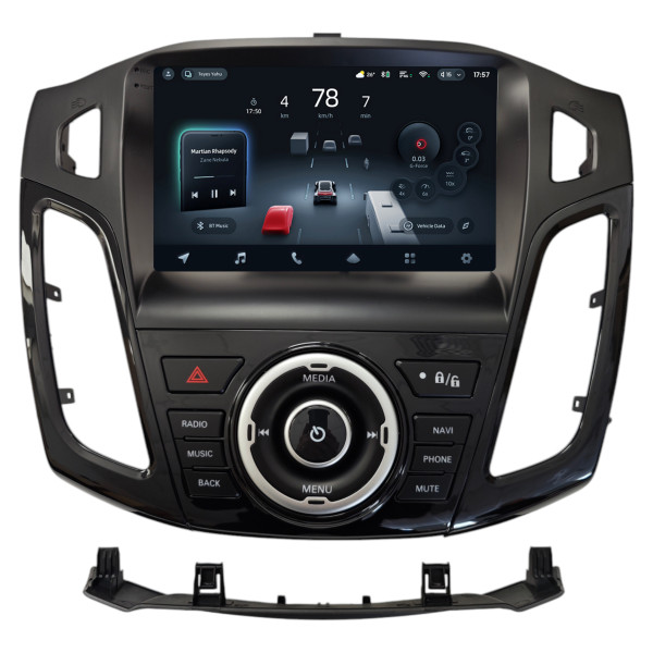 Штатна магнітола Teyes CC4 6+64 Gb Ford Focus 3 2012-2019 A-MOD black UV 9" 2k