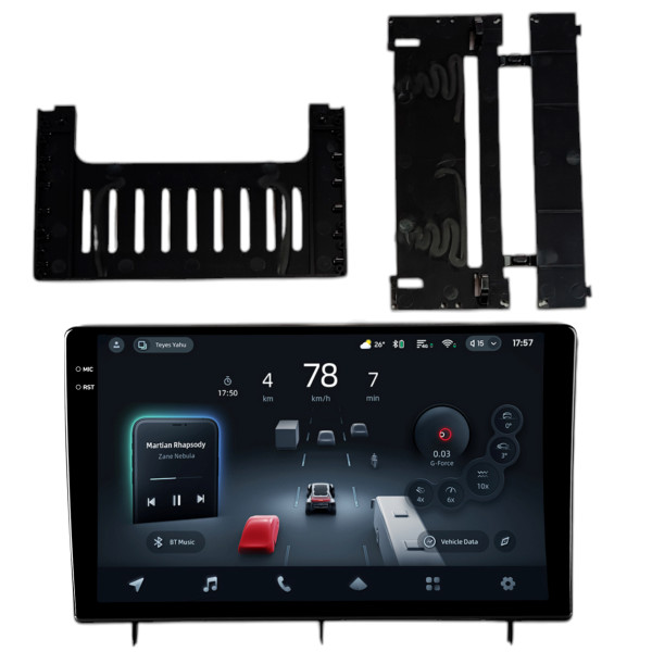 Штатна магнітола Teyes CC4 6+64 Gb Honda CIVIC 11 2022+ Black 10" 2k