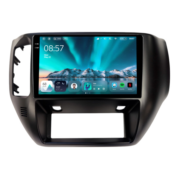 Штатна магнітола Teyes CC4 6+64 Gb Nissan PATROL Y61 2004-2012 LHD Black 9" 2k