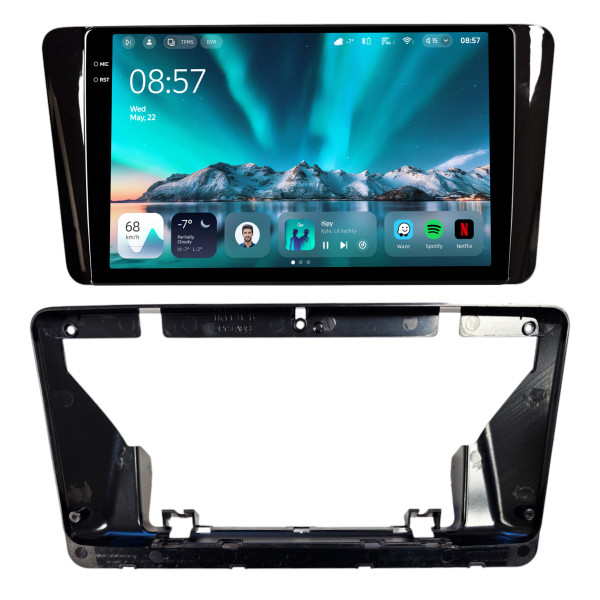 Штатна магнітола Teyes CC4 6+64 Gb Skoda KAMIQ SCOUTLINE VOLKSWAGEN POLO 2021+ 10" 2k