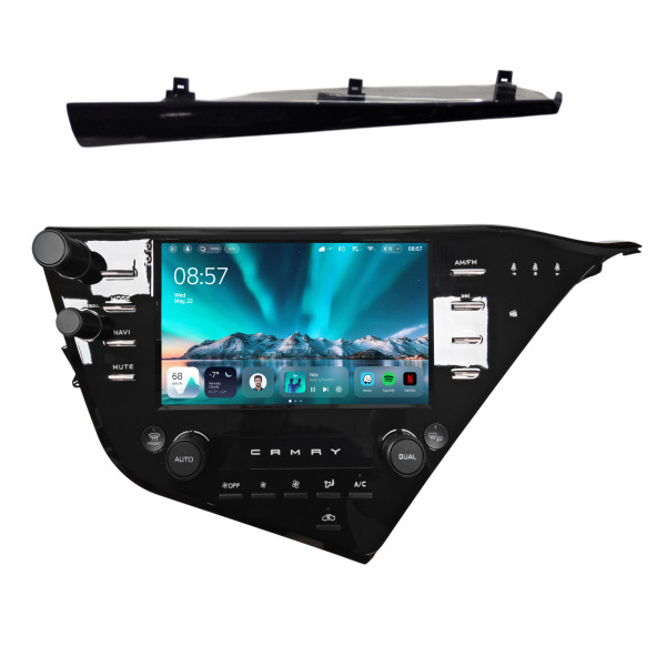 Штатна магнітола Teyes CC4 6+64 Gb Toyota Camry 8 XV 70 2018+ with buttons 9" 2k (L3)