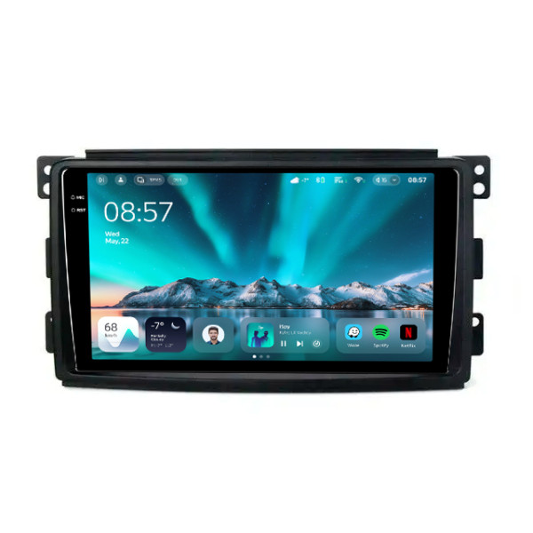 Штатна магнітола Teyes CC4 6+64 Gb Mercedes Benz Smart 2006-2009 9" 2k