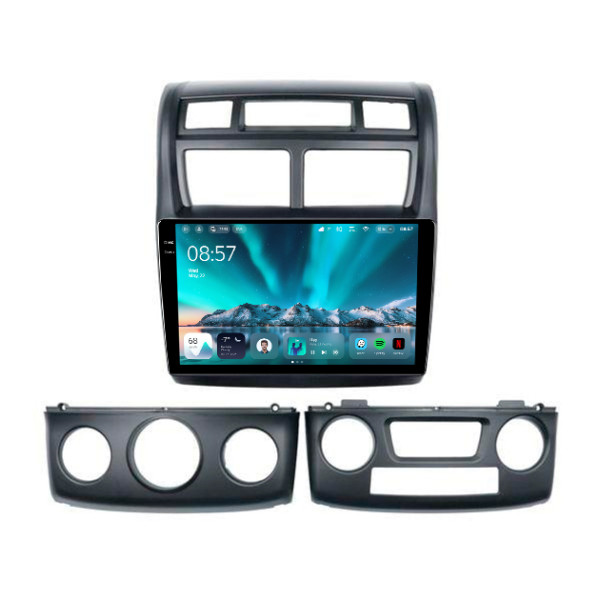 Штатна магнітола Teyes CC4 6+64 Gb Kia Sportage 2 2004-2010 black 9" 2k