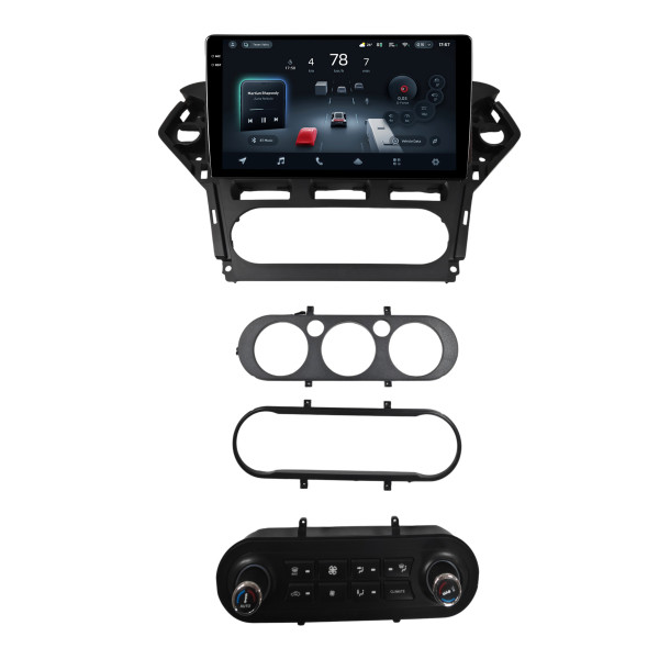 Штатна магнітола Teyes CC4 6+64 Gb Ford Mondeo 4 2010-2014 Full Set AT AC Black with buttons 10" 2k (L1)