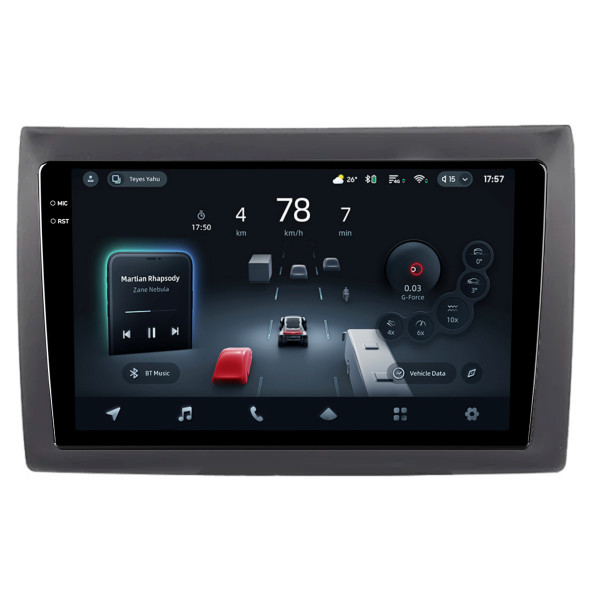 Штатна магнітола Teyes CC4 6+64 Gb Fiat Stilo 2001-2010 9" 2k