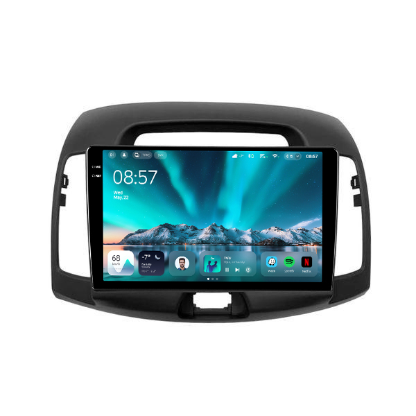 Штатна магнітола Teyes CC4 6+64 Gb Hyundai Elantra 4 HD 2006-2012 no air 9" 2k