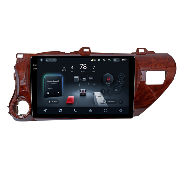 Штатна магнітола Teyes CC4 8+128 Gb Toyota Hilux Pick Up AN120 2015-2020 Mahogany 10" 2k