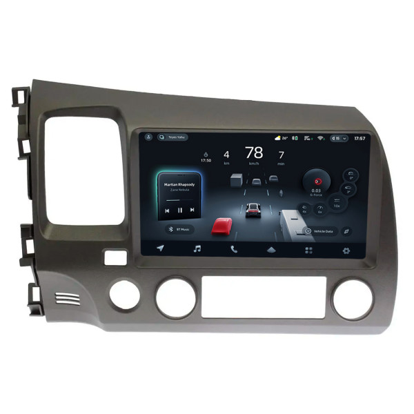 Штатна магнітола Teyes CC4 Pro 8+128 Gb Honda Civic 8 FK FN FD 2005-2012 9" 2k