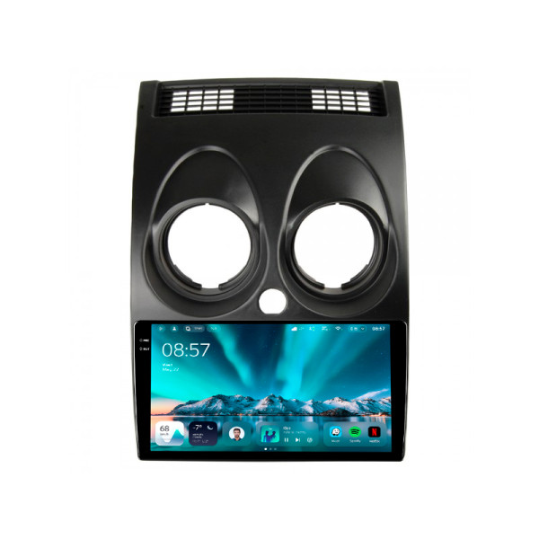 Штатна магнітола Teyes CC4 6+64 Gb Nissan Qashqai 1 J10 2006-2013 (кругла кнопка аварійки) 9" 2k