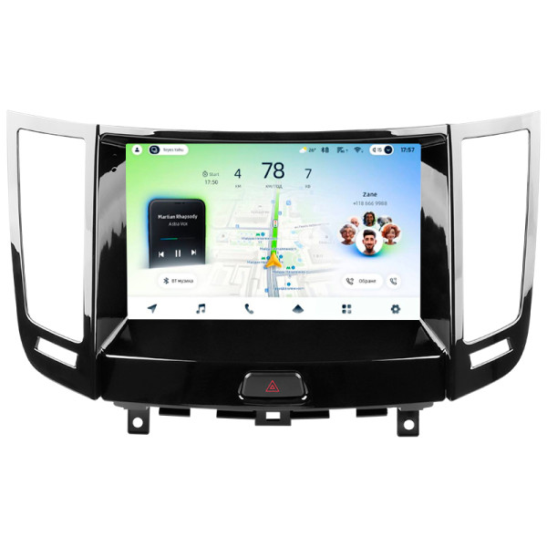 Штатна магнітола Teyes CC4L 4+64 Gb Infiniti FX35 2 FX37 2 2009-2013 QX70 2 2013-2017 (A) 9" (L3)