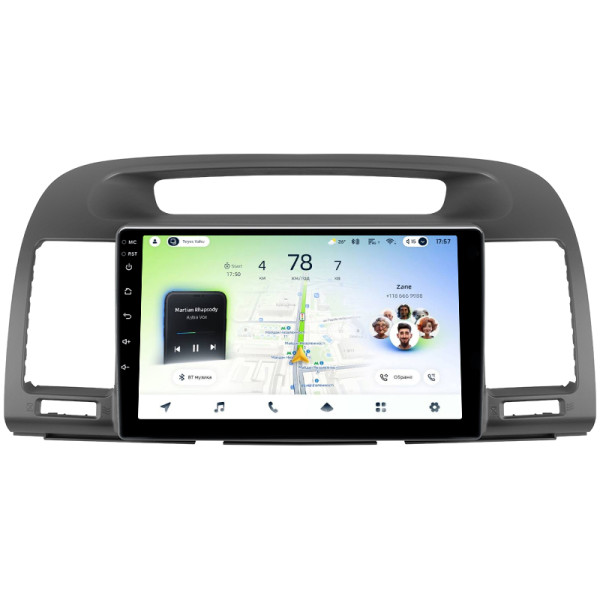 Штатна магнітола Teyes CC4L 4+64 Gb Toyota Camry 5 XV 30 2001-2006-A 9"