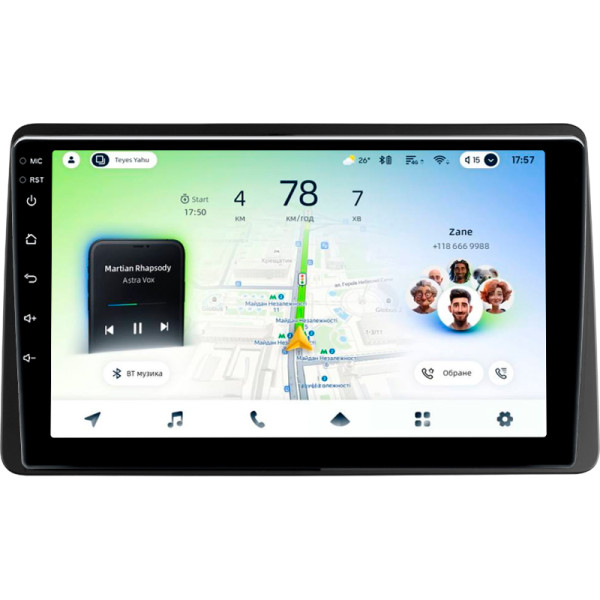 Штатна магнітола Teyes CC4L 6+64 Gb Renault Duster HM 2 2020-2023 (F1) 10"