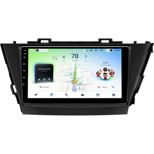Штатна магнітола Teyes CC4L 6+64 Gb Toyota Prius Plus V Alpha (Left hand drive) 2012-2017 9" (L1)
