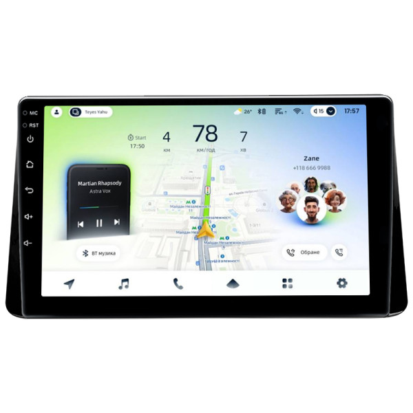 Штатна магнітола Teyes CC4L 4+64 Gb Mitsubishi Eclipse Cross 1 2017-2021 (F2) 10"
