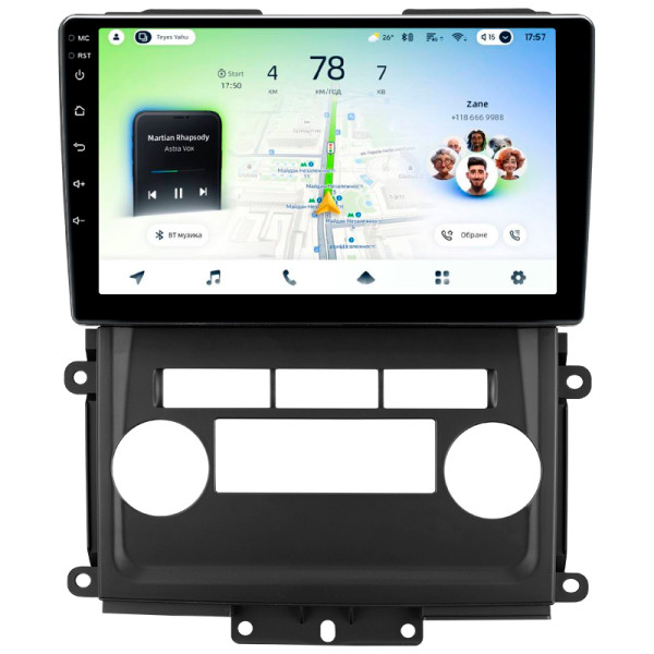 Штатна магнітола Teyes CC4L 4+64 Gb Nissan Frontier 2009-2012 For Nissan Xterra 2 N50 2008-2015 9"