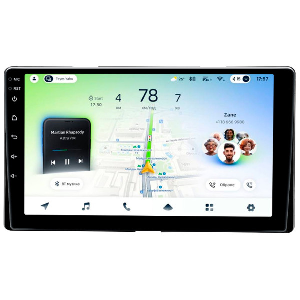 Штатна магнітола Teyes CC4L 4+64 Gb Toyota Sienna 3 XL30 2014 - 2020 9"