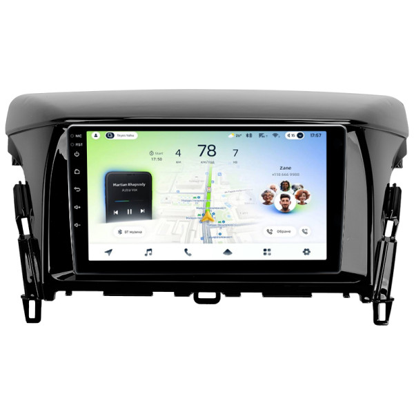Штатна магнітола Teyes CC4L 6+64 Gb Mitsubishi Eclipse Cross 1 2017-2021 (F1) 9"