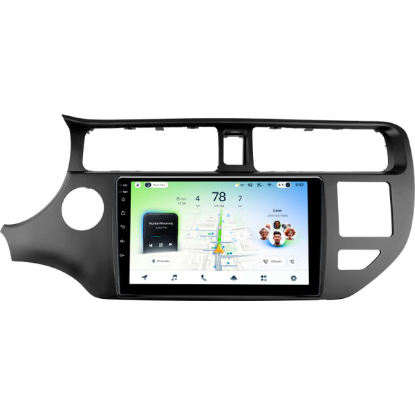Штатна магнітола Teyes CC4L 6+64 Gb Kia RIO 4 K3 2011-2015 9"
