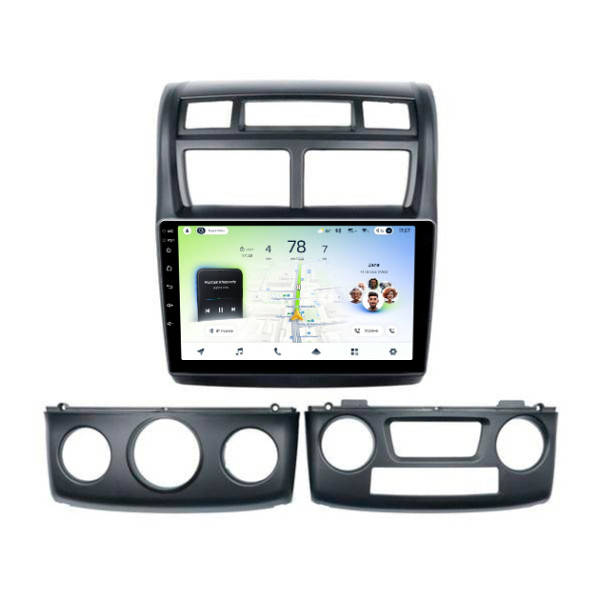 Штатна магнітола Teyes CC4L 6+64 Gb Kia Sportage 2 2004-2010 black 9"