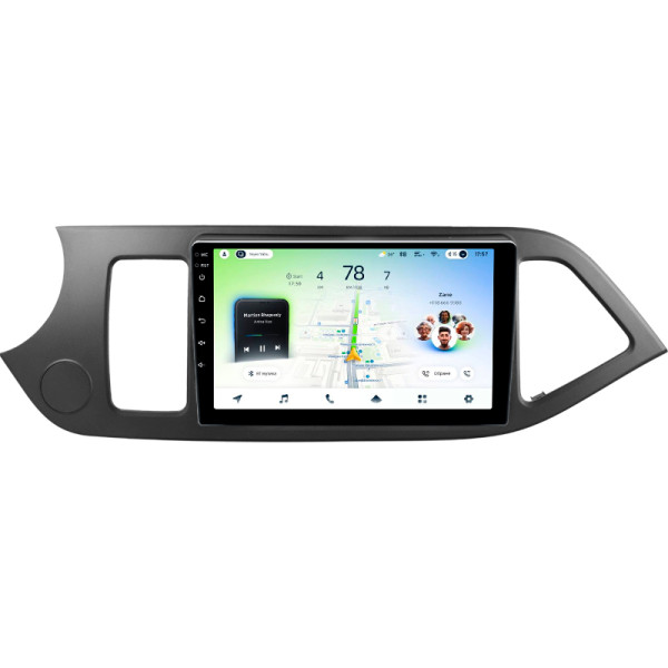 Штатна магнітола Teyes CC4L 4+64 Gb Kia Morning 2011-2017 9"