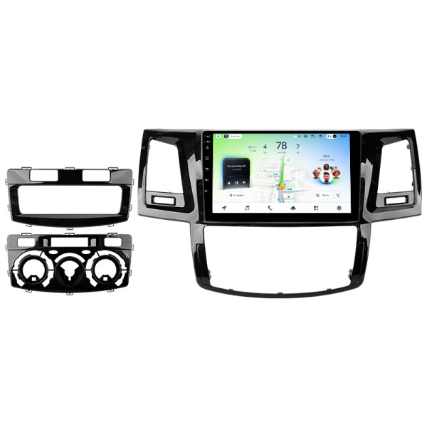 Штатна магнітола Teyes CC4L 4+64 Gb Toyota Fortuner 1 AN50 AN60 HILUX Revo Vigo (F2) 2005-2007 9"
