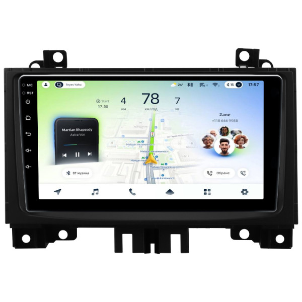 Штатна магнітола Teyes CC4L 6+64 Gb Mercedes-Benz Sprinter For Volkswagen Crafter (F2) 2006-2016 9" (L1)
