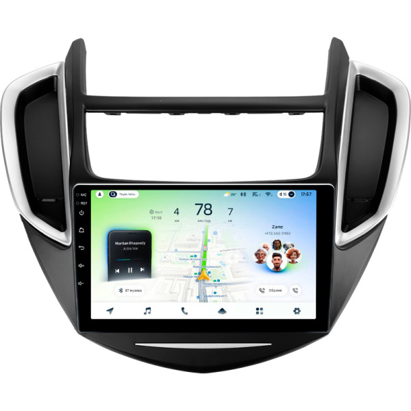 Штатна магнітола Teyes CC4L 4+64 Gb Chevrolet Tracker 3 (F1) 2013-2017 9"