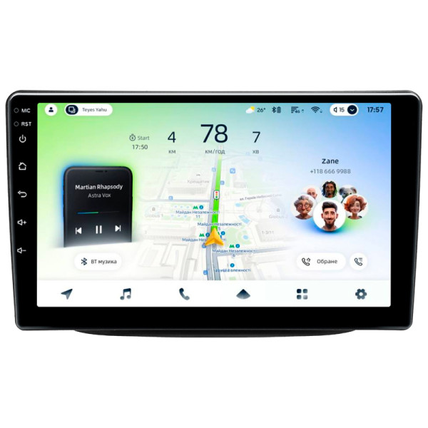 Штатна магнітола Teyes CC4L 4+64 Gb Kia Sorento 2 II XM 2012 - 2021 (F1) 9"