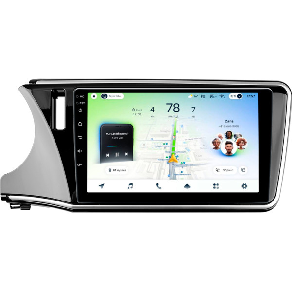 Штатна магнітола Teyes CC4L 6+64 Gb Honda City 2014-2017 (A) 10"