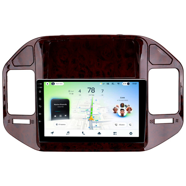 Штатна магнітола Teyes CC4L 6+64 Gb Mitsubishi Pajero 3 V70 V60 1999-2006 (brown) 9"