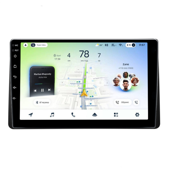 Штатна магнітола Teyes CC4L 6+64 Gb Renault Arkana 2019-2023 (F2) 10"
