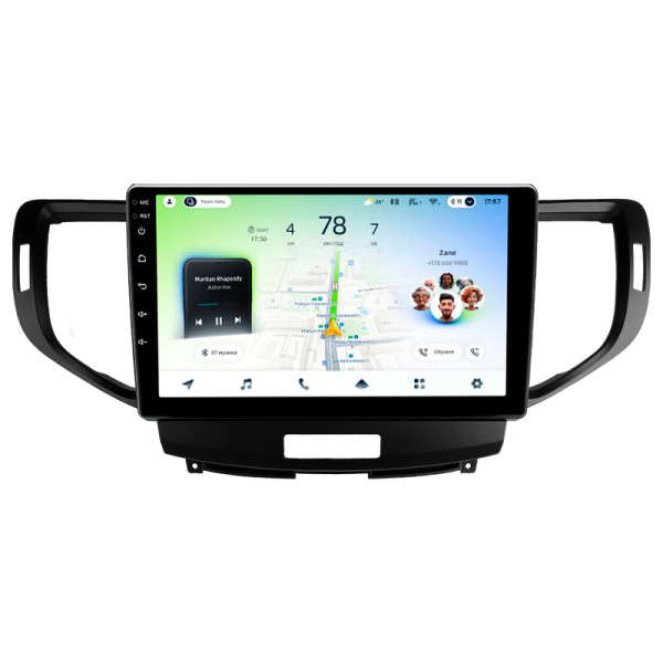 Штатна магнітола Teyes CC4L 6+64 Gb Honda Accord 8 2008-2012 9"
