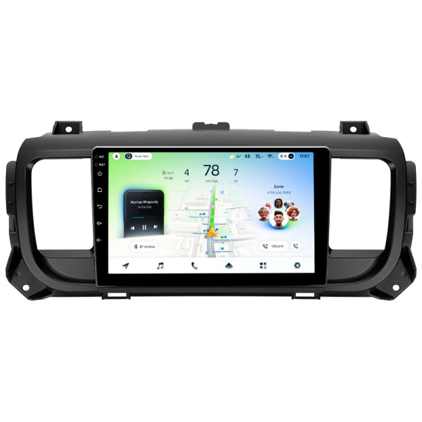 Штатна магнітола Teyes CC4L 4+64 Gb Citroen Jumpy III 3 SpaceTourer 1 / Peugeot Expert III 3 2016-2021 9" (L1)