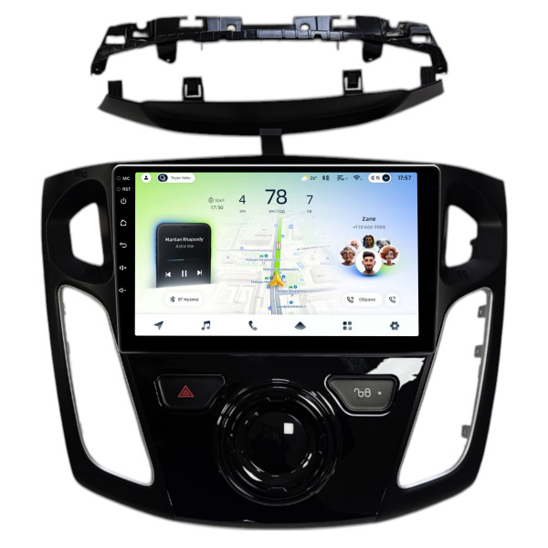 Штатна магнітола Teyes CC4L 4+64 Gb Ford Focus 3 2012-2019 9"