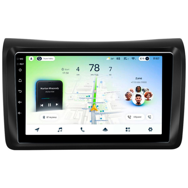 Штатна магнітола Teyes CC4L 4+64 Gb Nissan NV350 Caravan 2012-2023 9"