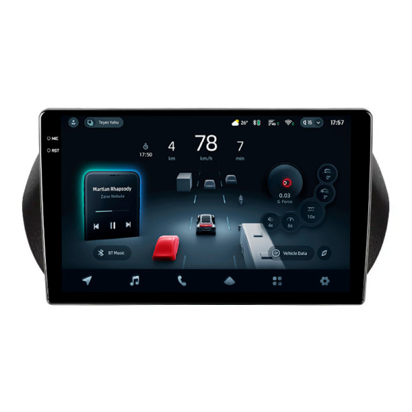Штатна магнітола Teyes CC4 Pro 12+256 Gb Citroen Nemo / Peugeot Bipper / Fiat Fiorio / Qubo 2008+ 10" 2k
