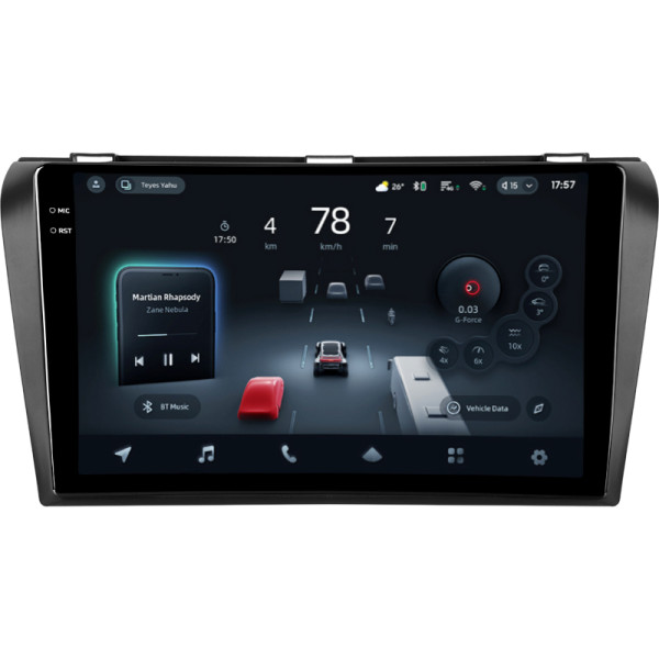 Штатна магнітола Teyes CC4 8+128 Gb Mazda 3 1 BK 2003-2009 9" 2k
