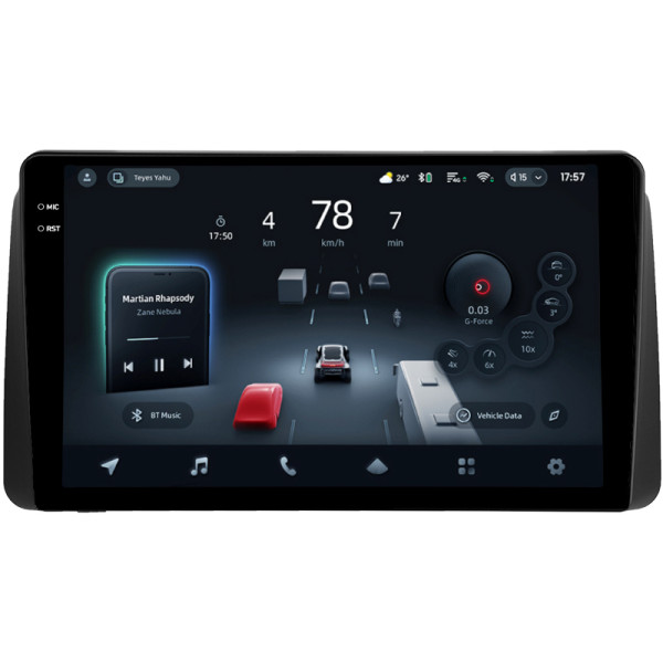 Штатна магнітола Teyes CC4 8+128 Gb Chrysler Grand Voyager 5 2011-2015 9" 2k (L1)