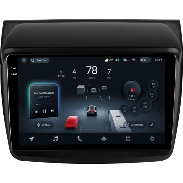 Штатна магнітола Teyes CC4 8+128 Gb Mitsubishi Pajero Sport 2 L200 Triton 2008-2016 (CAN BUS) 9" 2k (L1)