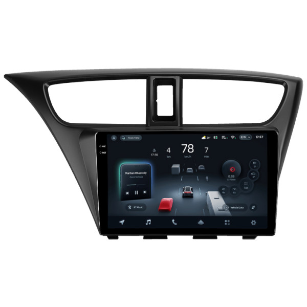 Штатна магнітола Teyes CC4 8+128 Gb Honda Civic 9 FK FB 2012-2017 9" 2k