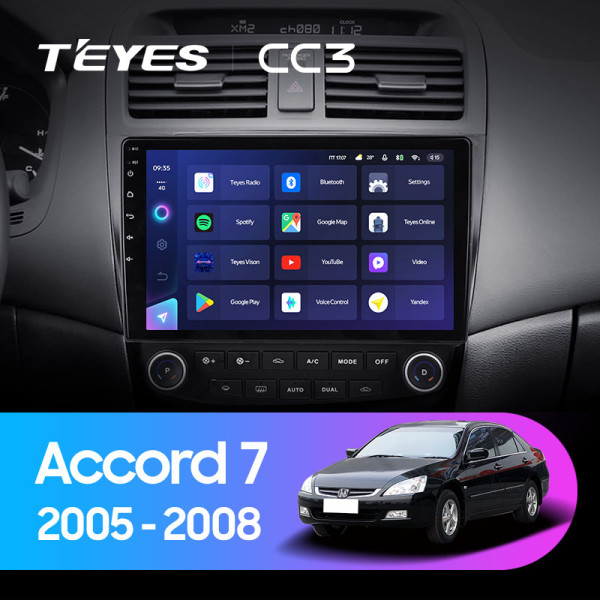 Teyes CC3 Honda Accord 7 CM UC CL 2002-2008 10" Штатна магнітола